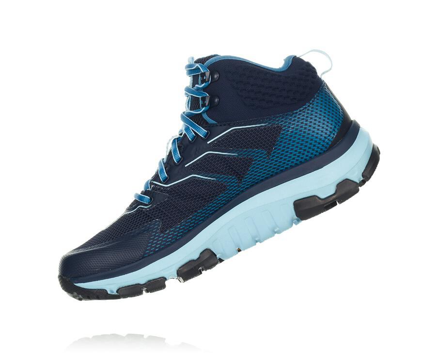 Hoka One One Toa Gore-Tex Vandringsskor Dam - Blå - FVSAY-8720